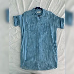 Madewell Denim Shirt Dress